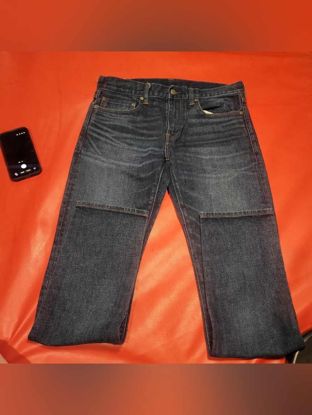 J Crew Straight Fit Jeans Mens 32x32 Medium Wash Flex
